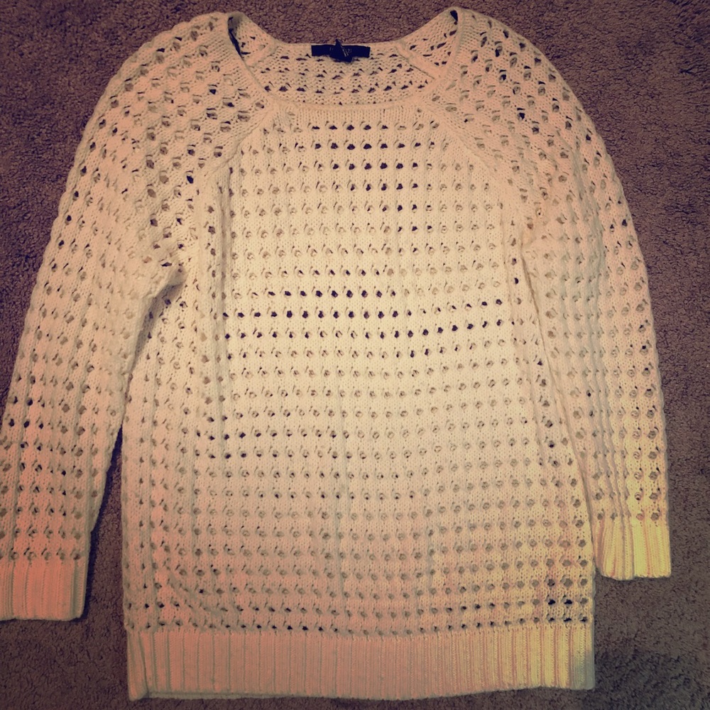 White sweater from Forever 21